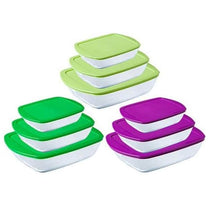 סט 3 תבניות Pyrex