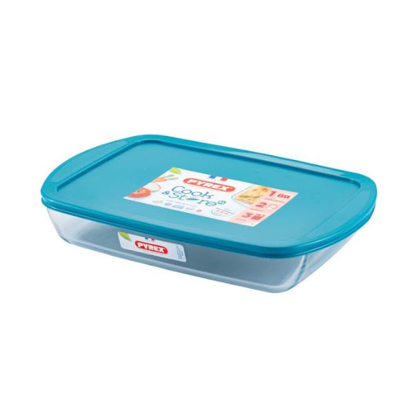 כלי אחסון מלבן 1.7 ליטר Pyrex
