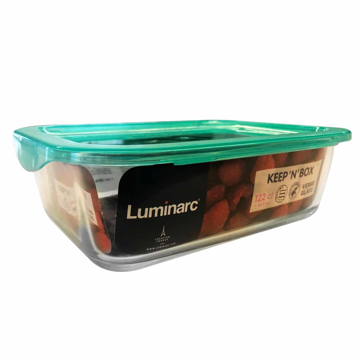 כלי אחסון זכוכית מלבני 116 מ"ל LUMINARC