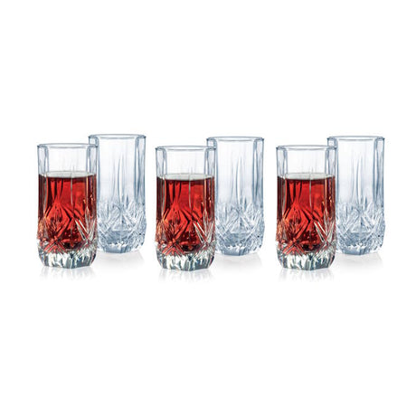 6 כוסות זכוכית גבוהות 310ml דגם ברייטון Luminarc