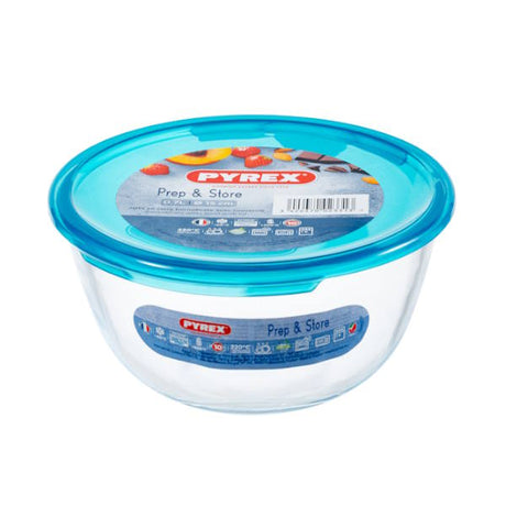 קערת זכוכית עם מכסה 0.7 ליטר Pyrex