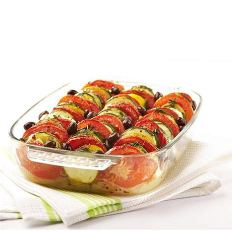 סט 2 תבניות מלבני Pyrex