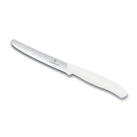 סכין ירקות משוננת להב עגול Victorinox 11cm