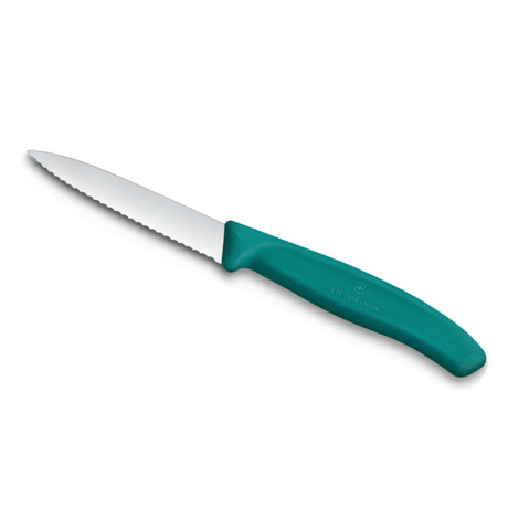 סכין ירקות משוננת להב שפיץ Victorinox 10cm