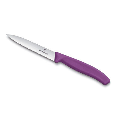 סכין ירקות משוננת להב שפיץ Victorinox 10cm