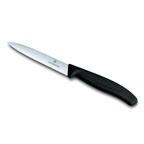 סכין ירקות משוננת להב שפיץ Victorinox 10cm