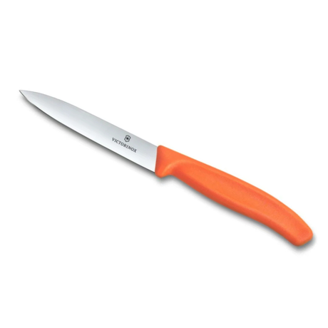 סכין ירקות חלקה להב שפיץ Victorinox 10cm