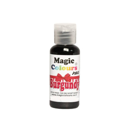 צבע מאכל ג'ל בורגונדי Magic Colours