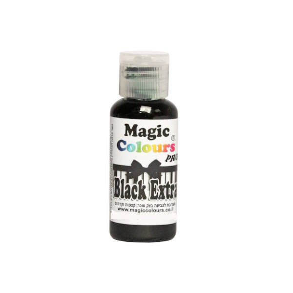 צבע מאכל ג’ל מחוזק שחור אקסטרה Magic Colours
