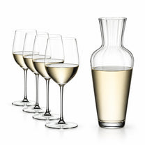 מארז מתנה RIEDEL Veritas Riesling – ארבע כוסות יין + דיקנטר Mosel