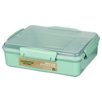 קופסת אחסון מלבנית מחולקת Sistema 975ml