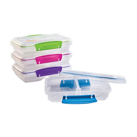 קופסת אוכל TOGO מחולקת Sistema 350ml