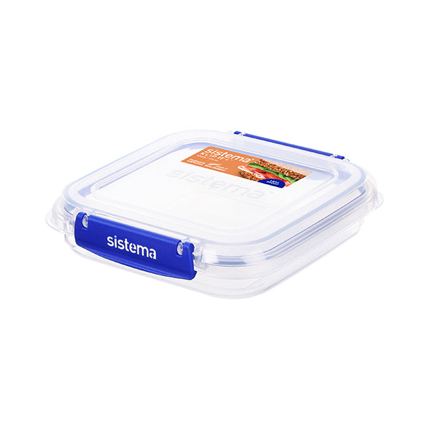 קופסת סנדוויץ' Klip It Plus מרובעת Sistema