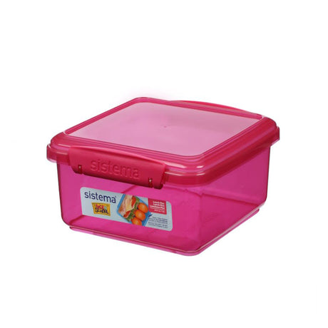קופסת אחסון מרובעת 1.2 ליטר Sistema