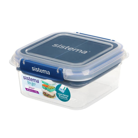 קופסת אוכל To Go מחולקת 1.15 ליטר Sistema