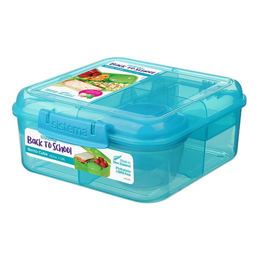 קוביית בנטו 1.25 ליטר + מיכל לתוספות Sistema