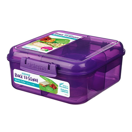 קוביית בנטו 1.25 ליטר + מיכל לתוספות Sistema