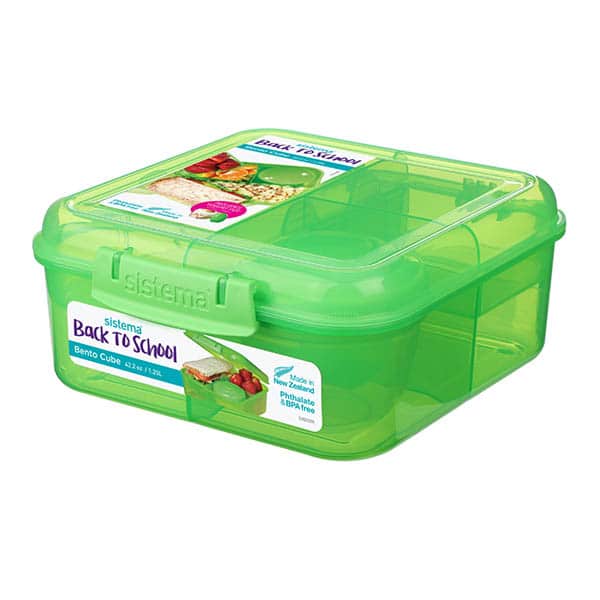 קוביית בנטו 1.25 ליטר + מיכל לתוספות Sistema