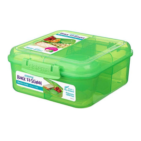 קוביית בנטו 1.25 ליטר + מיכל לתוספות Sistema
