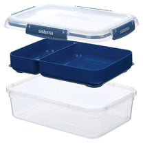 קופסת אוכל To Go מחולקת 2.2 ליטר Sistema