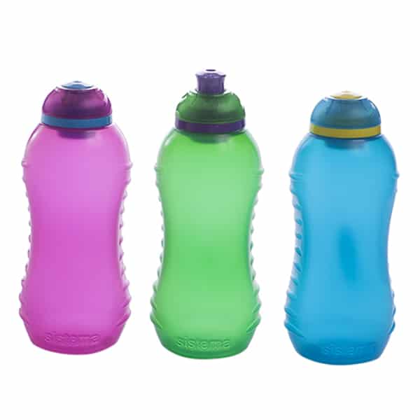 בקבוק שתיה לילדים 330ml צבעוני Sistema