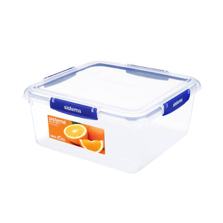 קופסת אחסון מרובעת 5.5 ליטר Sistema