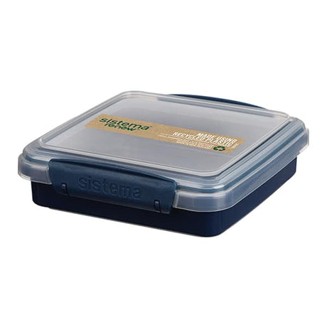 קופסה מרובעת לסנדוויץ Sistema 450ml