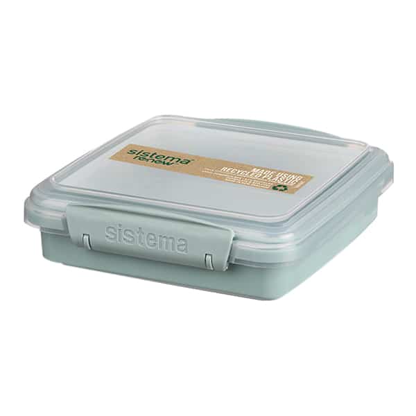 קופסה מרובעת לסנדוויץ Sistema 450ml