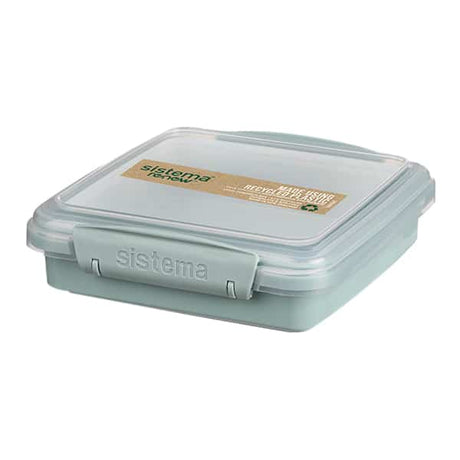 קופסה מרובעת לסנדוויץ Sistema 450ml