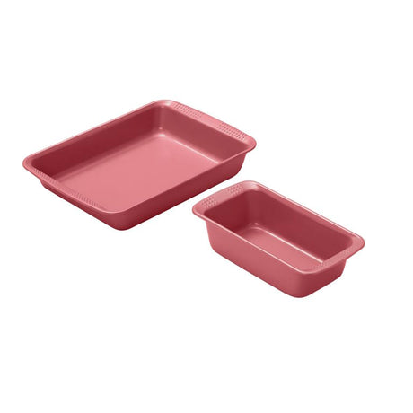 סט 2 תבניות אפייה ורוד Arcosteel
