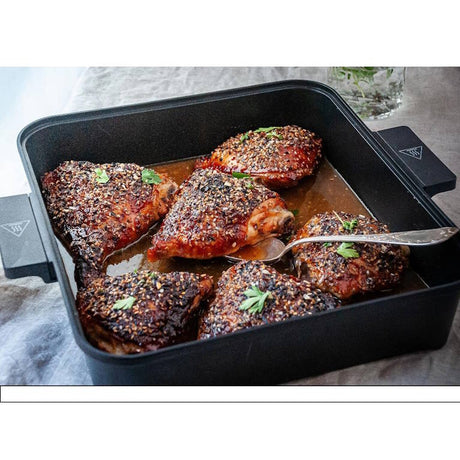 פלטת אינדוקציה חשמלית COOK & GRILL+רוסטר ופלטת גריל Arcosteel