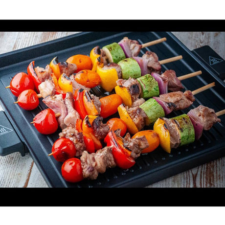 פלטת אינדוקציה חשמלית COOK & GRILL+רוסטר ופלטת גריל Arcosteel