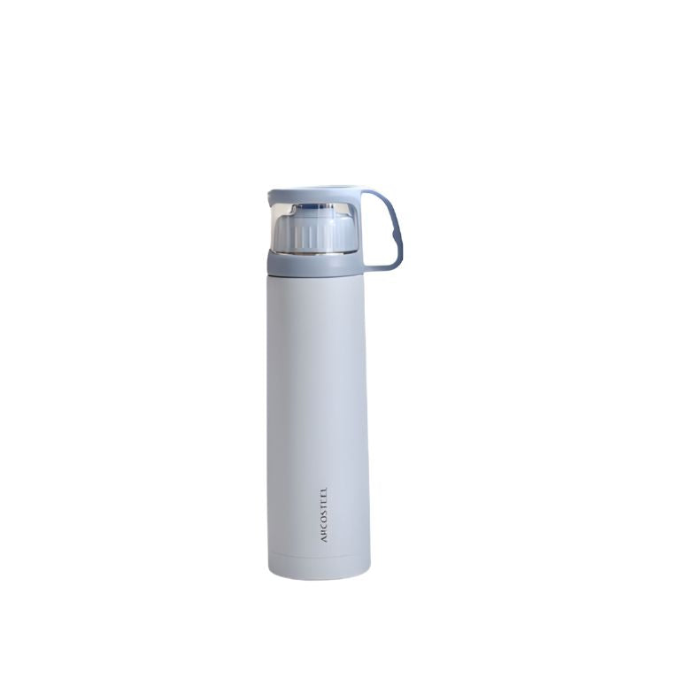 תרמוס תכלת לשתייה חמה/קרה Arcosteel 500ml