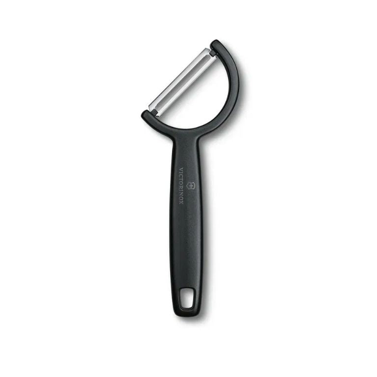 קולפן Rho שחור להב חלק Victorinox