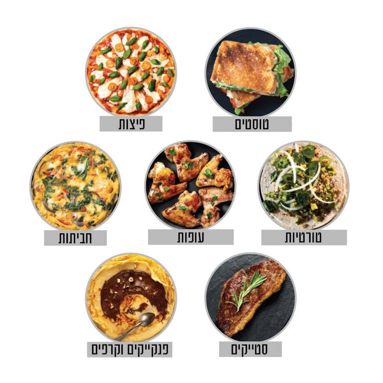 מכשיר בישול רב-תכליתי ANYCOOK 32cm שחור Food Appeal