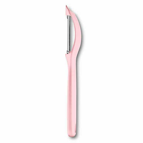 מארז קולפן אוניברסלי משונן ושני סכינים Victorinox וורוד פסטל