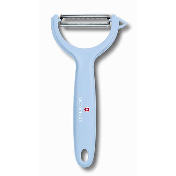 מארז קולפן משונן ושני סכינים Victorinox כחול פסטל