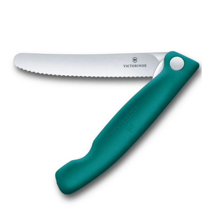 סכין ירקות מתקפלת להב משונן Victorinox