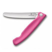 סכין ירקות מתקפלת להב משונן Victorinox