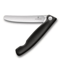 סכין ירקות מתקפלת להב משונן Victorinox