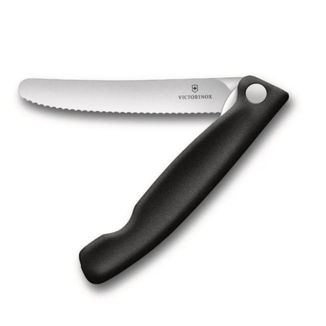 סכין ירקות מתקפלת להב משונן Victorinox