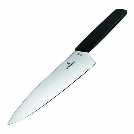 סכין שף רחבה 20cm ידית שחורה  Victorinox