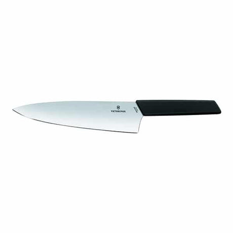 סכין שף רחבה 20cm ידית שחורה  Victorinox