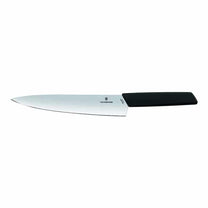 סכין שף 22cm ידית שחורה  Victorinox