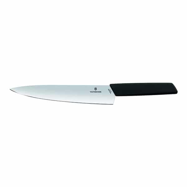 סכין שף 22cm ידית שחורה  Victorinox