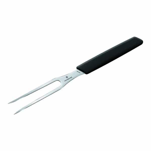מזלג הגשה ידית שחורה SWISS Victorinox