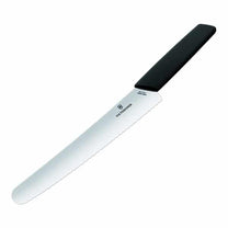 סכין מאפים 22cm ידית שחורה Victorinox