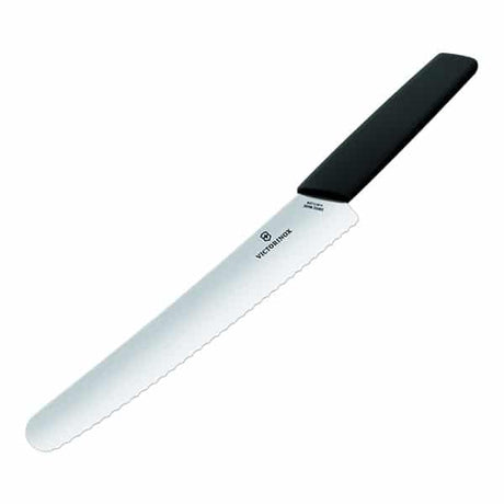 סכין מאפים 22cm ידית שחורה Victorinox