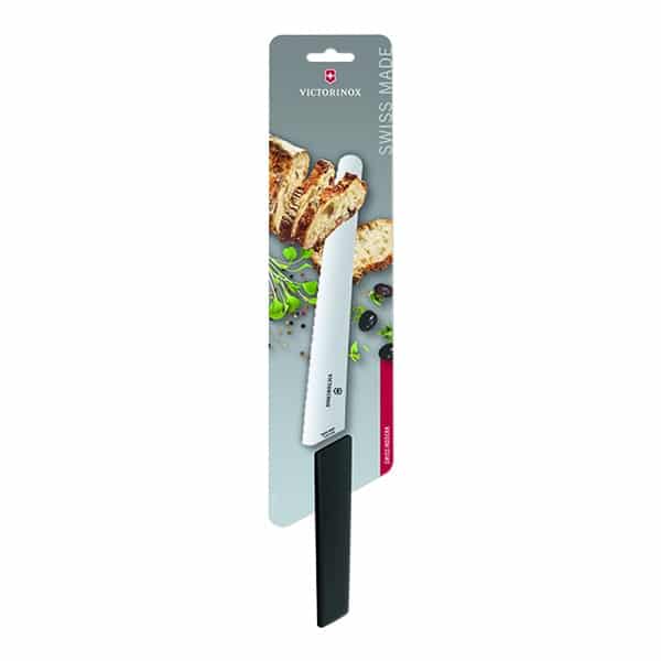 סכין מאפים 22cm ידית שחורה Victorinox