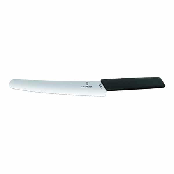 סכין מאפים 22cm ידית שחורה Victorinox